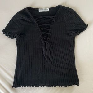 Black Urban Outfitters Crop Top